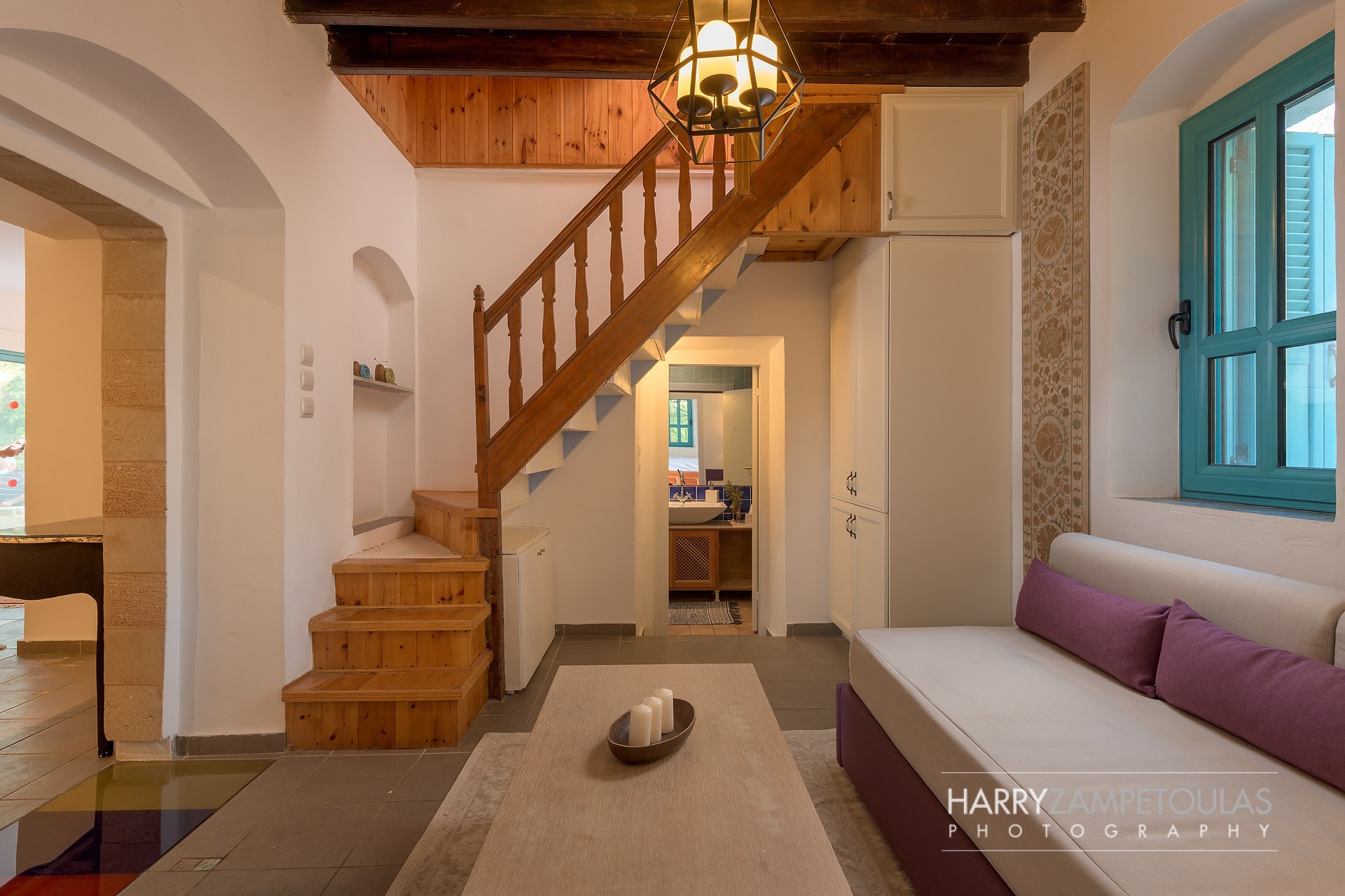 Bedroom-1b Mary's House, Pefkos - Harry Zampetoulas Villa Photography 