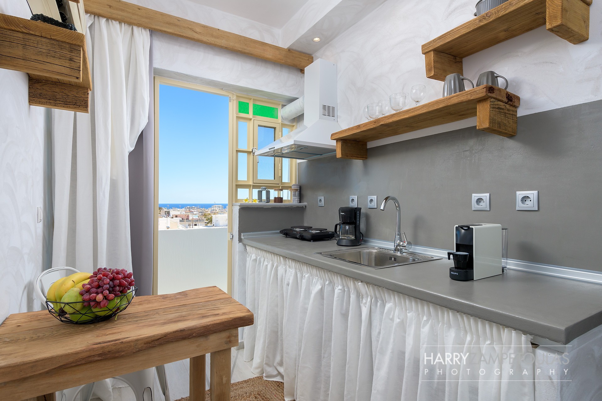 Kitchen-1a The White Suite, Rhodes - Harry Zampetoulas Villa Photography 