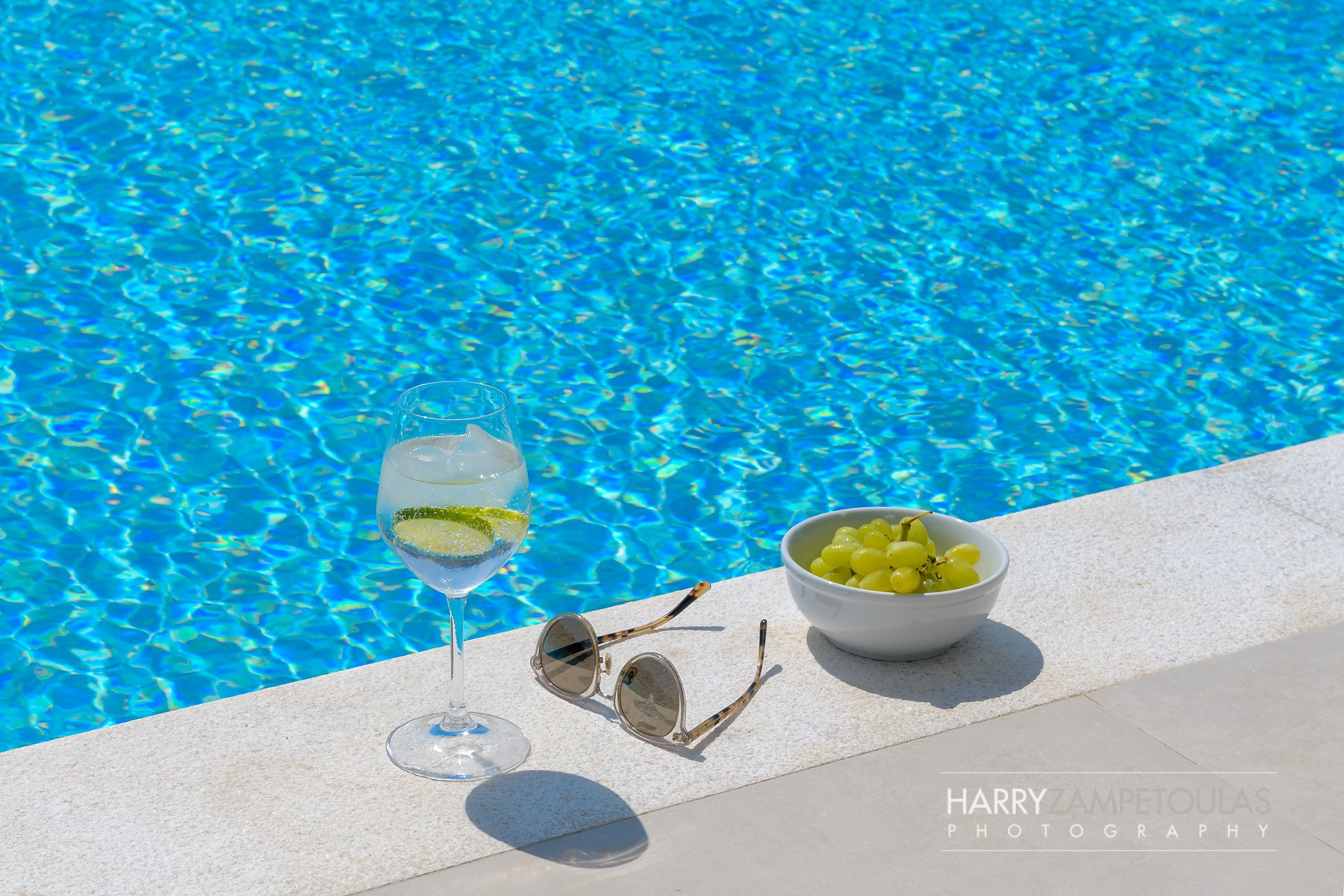 Pool-Area-5 Sirius Villa, Gennadi, Rhodes - Harry Zampetoulas Villa Photography 