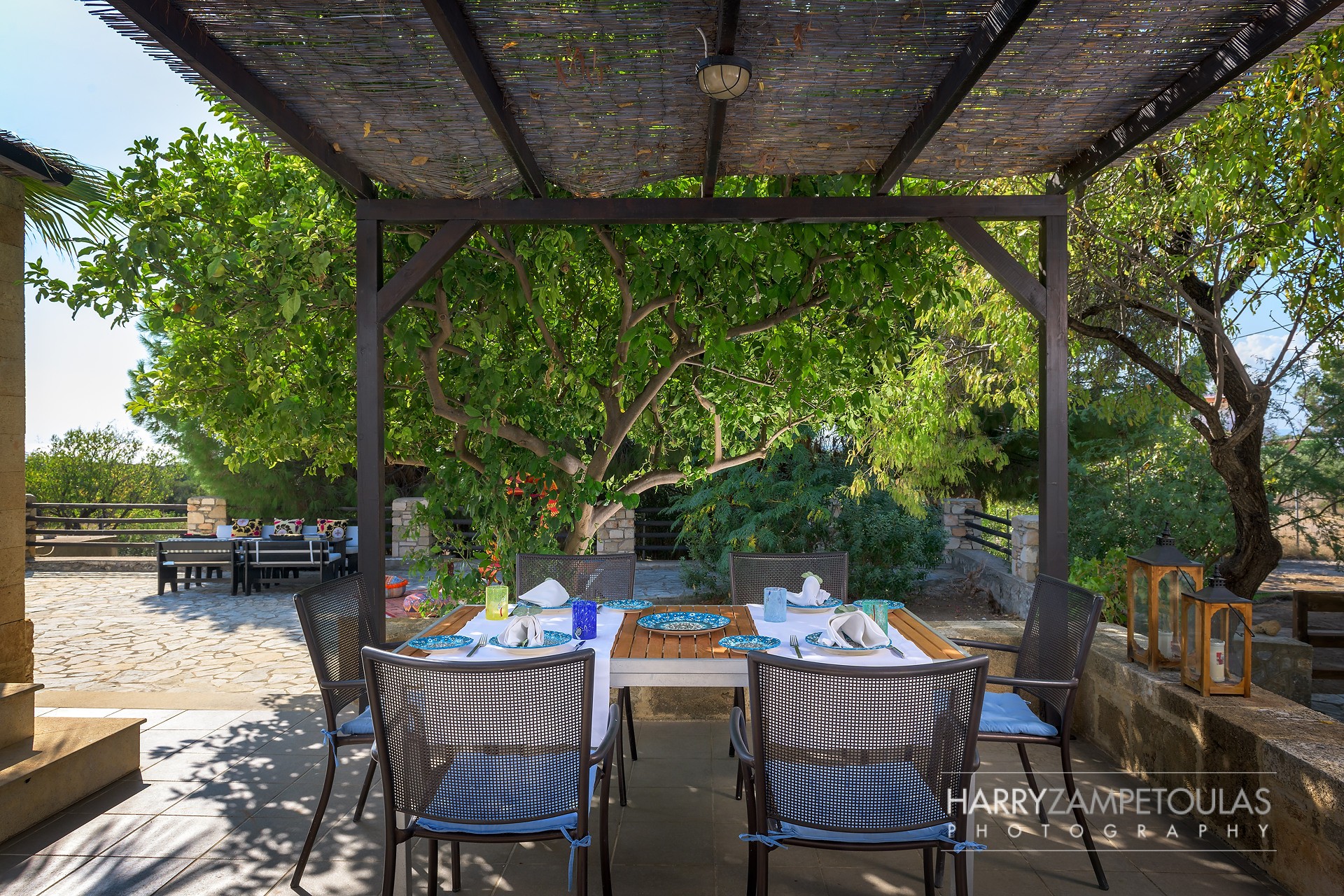 Veranda-3 Mary's House, Pefkos - Harry Zampetoulas Villa Photography 