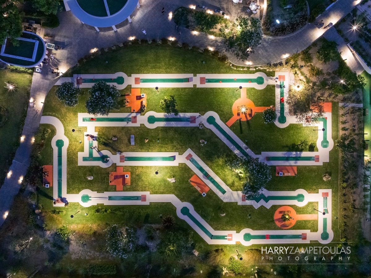 Aerial-MiniGolf-Night-1_Web_Res-1200x899 Φωτογράφιση ξενοδοχείου Olympic Palace - Χάρης Ζαμπετούλας 